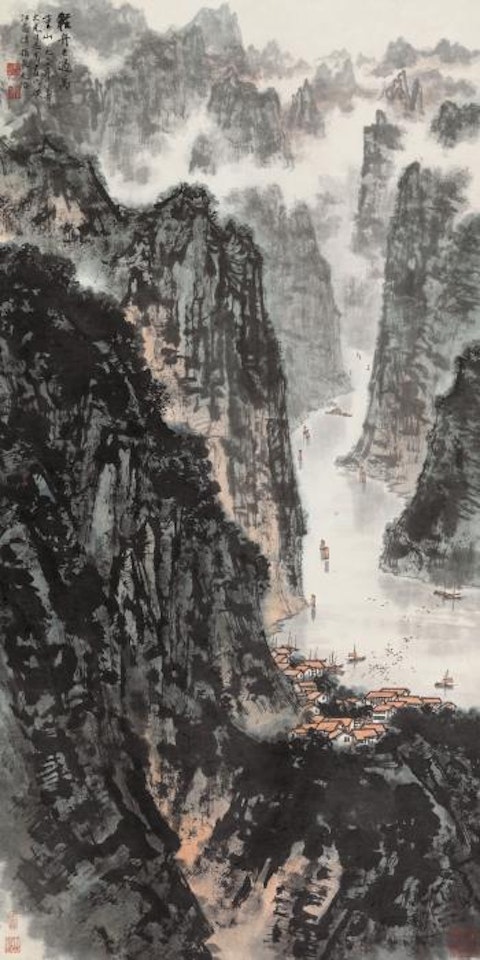 Landscape by Song Wenzhi
