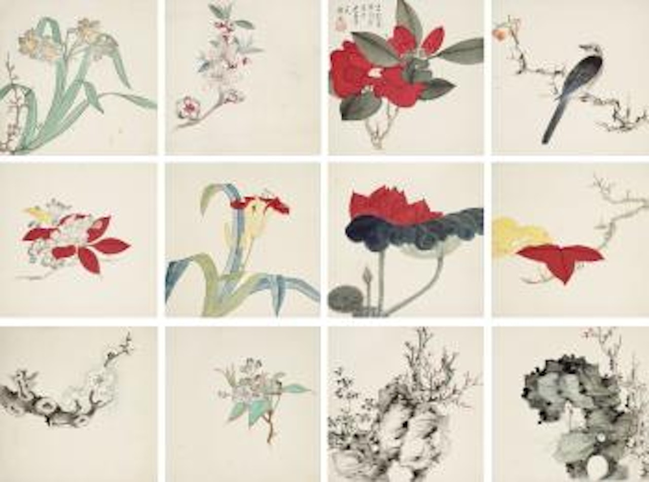 Flowers by Xie Zhiliu