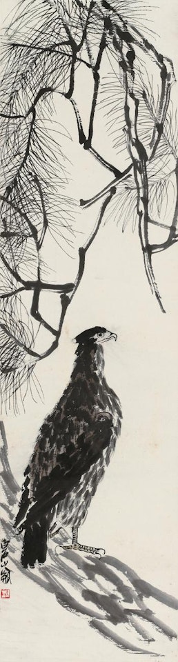 Eagle And Pine Tree by Qi Baishi