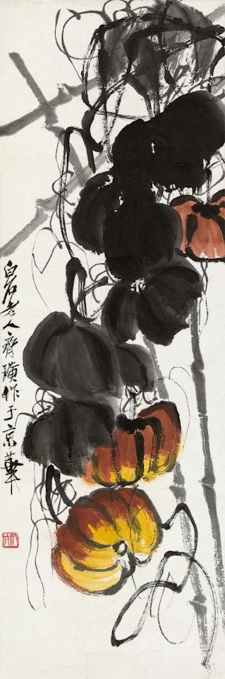 Pumpkin Plant by Qi Baishi