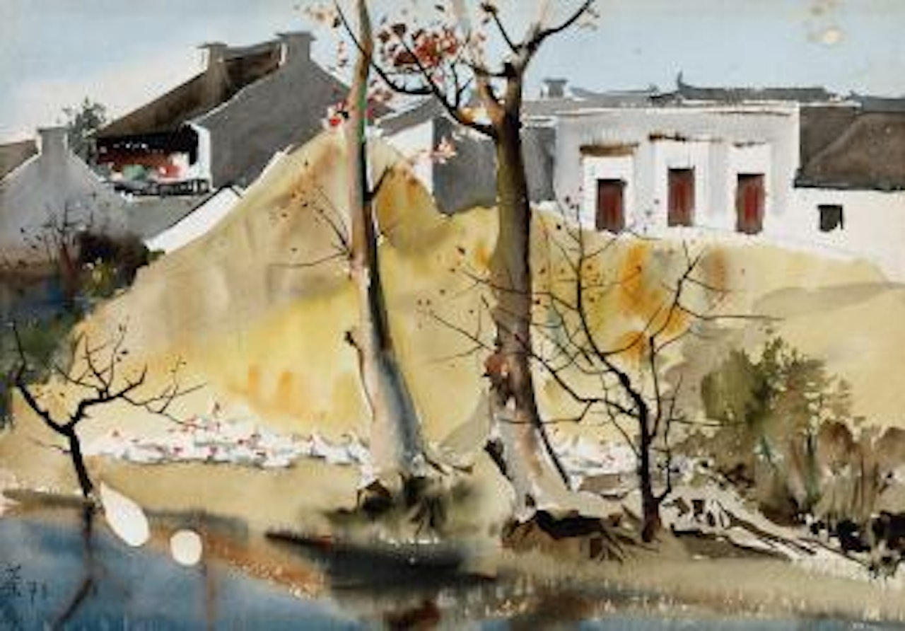Landscape by Wu Guanzhong
