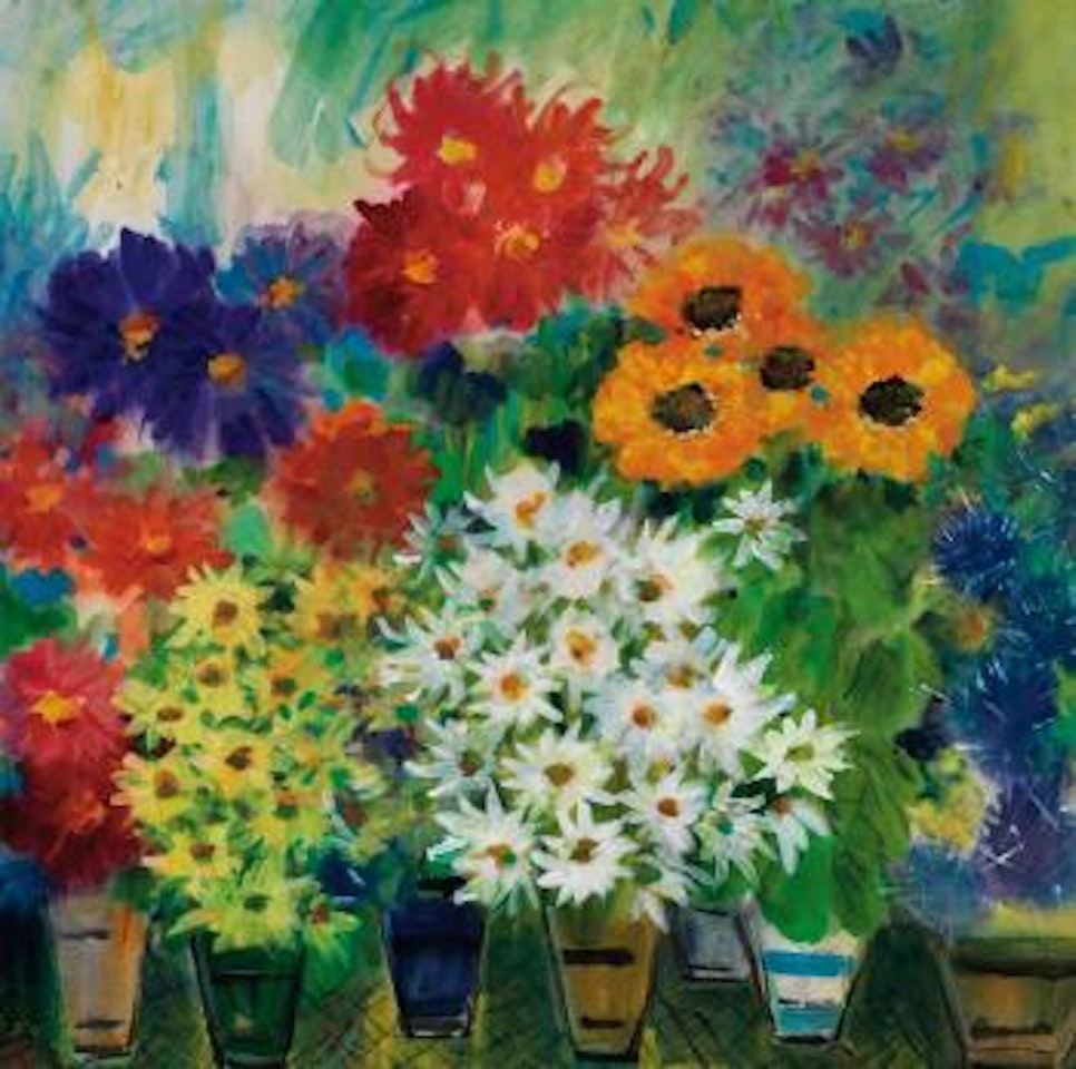 Flowers by Lin Fengmian