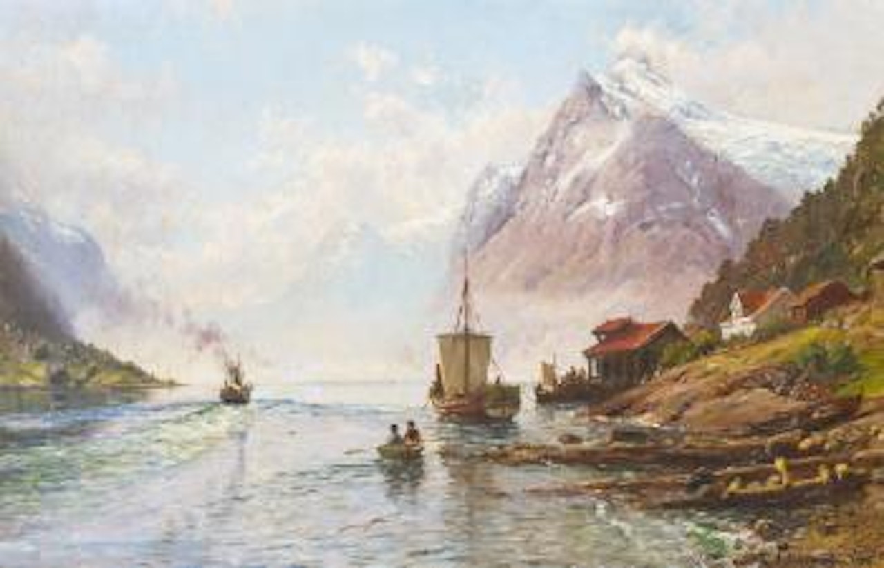 Motiv vom Sognefjord by Anders Monsen Askevold