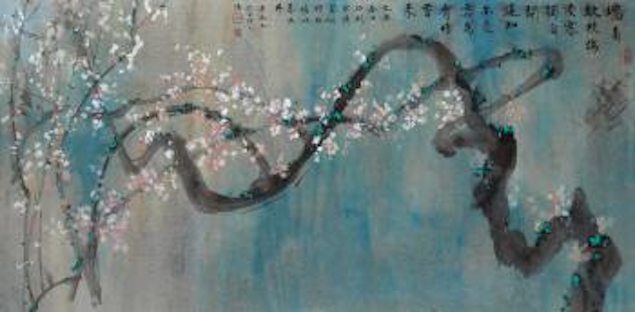 White Plum Blossom by Huang Yongyu