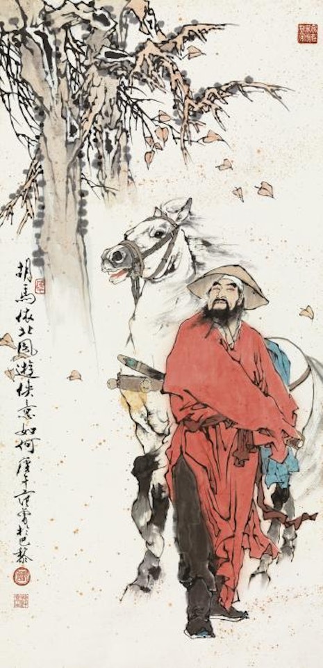 Horse And Man by Fan Zeng