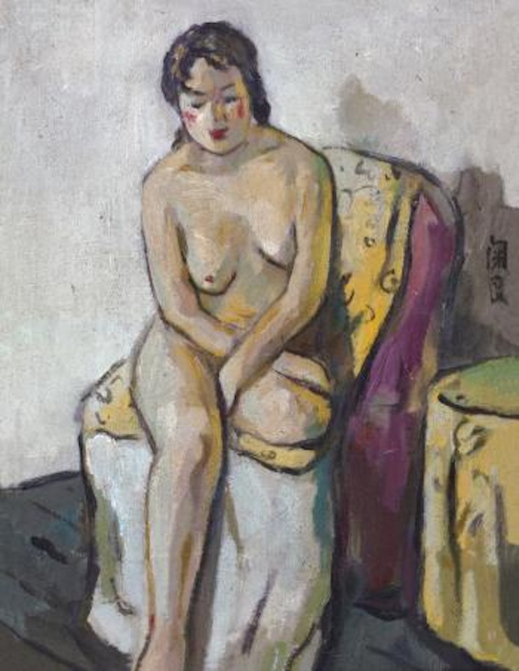 Female Nude by Guan Liang