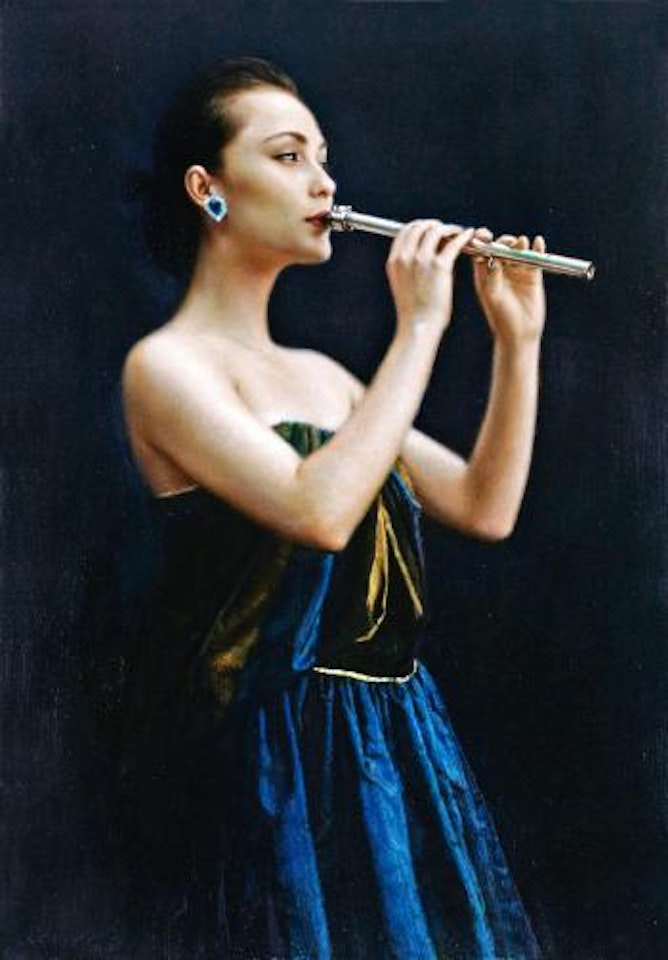 Evening Cornet by Chen Yifei