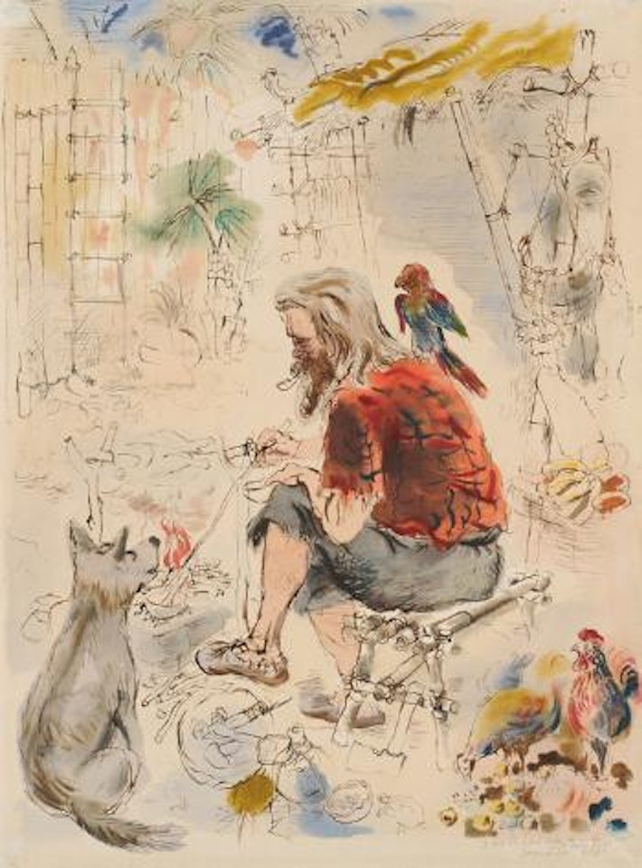 Robinson Crusoe by George Grosz