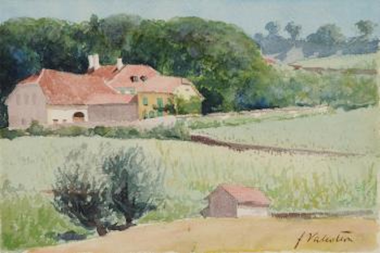 Ferme vaudoise by Félix Vallotton