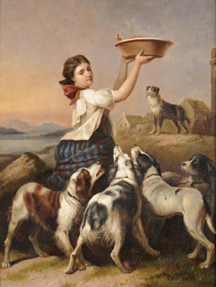 Die Fütterung der Hunde by Richard Ansdell