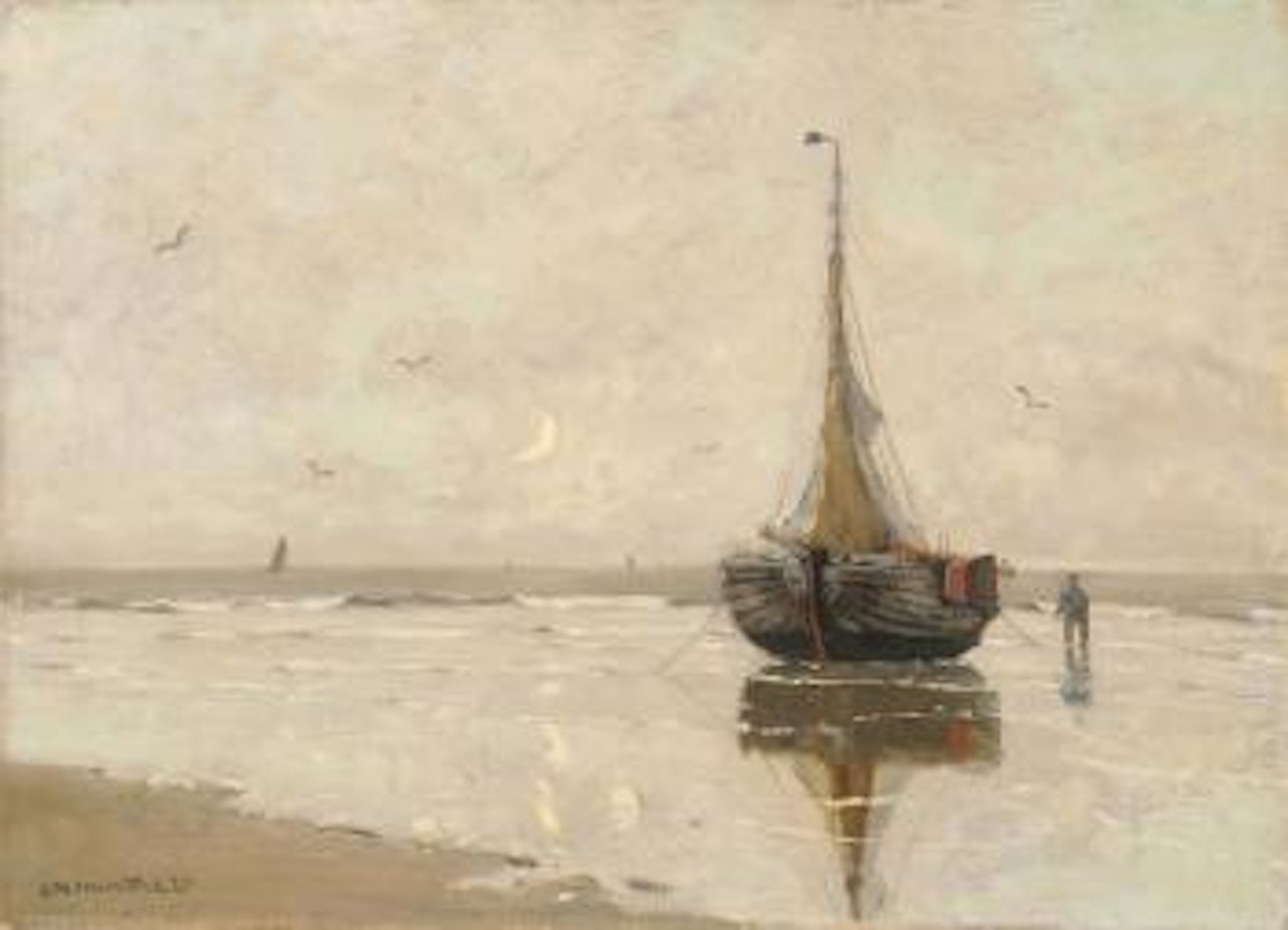 Abendstimmung am Wattenmeer by Gerhard Arij Ludwig Morgenstjerne Munthe