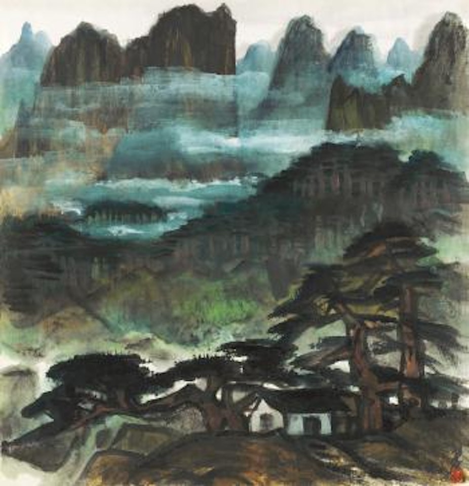 Landscape by Lin Fengmian