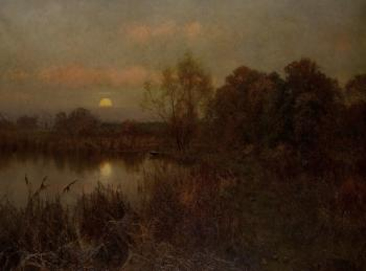 The rising moon by Edward Wilkins Waite