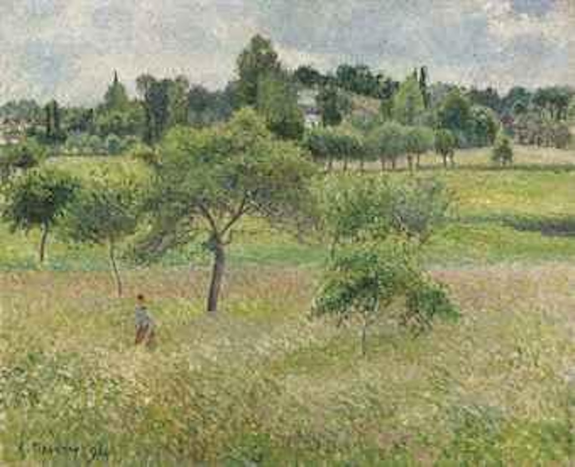 Pommiers à Éragny by Camille Pissarro