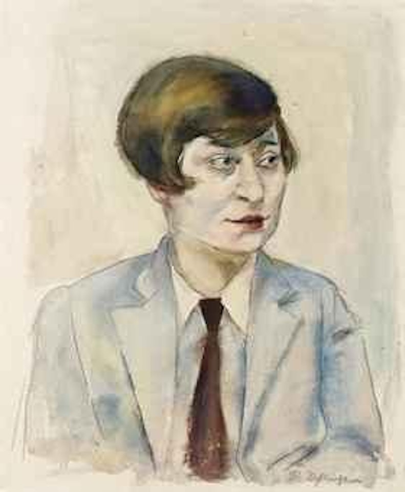 Bildnis Paula Busch oder Inez Wetzel by Rudolf Schlichter