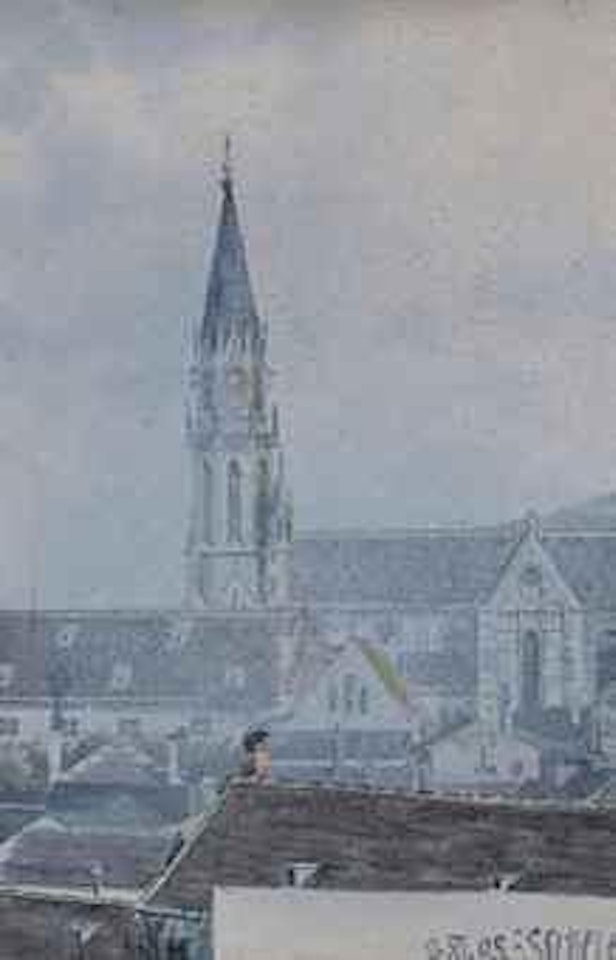 Kirche zu Klosterneuburg by Egon Schiele
