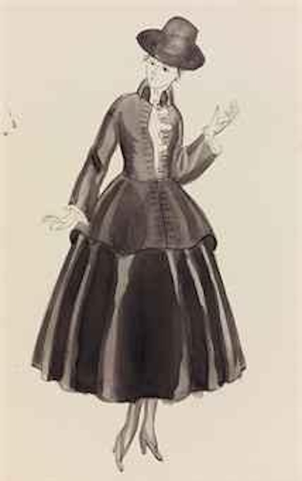 Modèle de robe pour Paul Poiret by Raoul Dufy