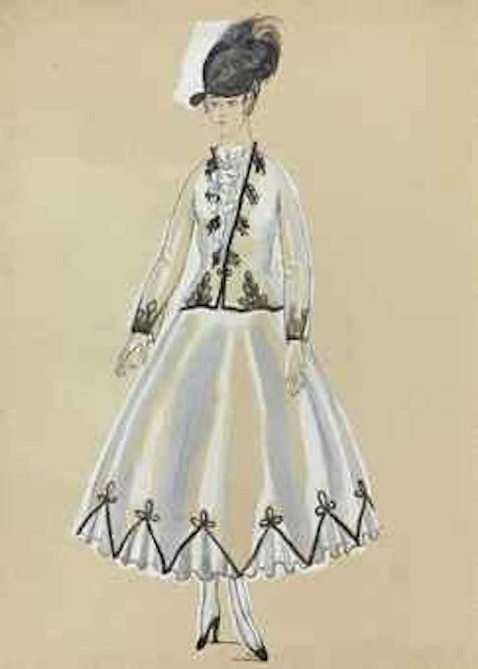 Modèle de robe pour Paul Poiret by Raoul Dufy