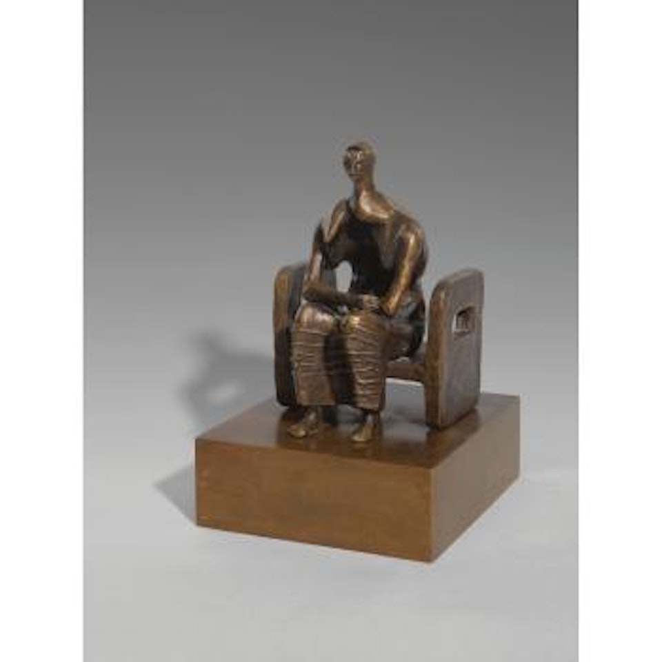 Seated Woman In a Chair by Henry Moore