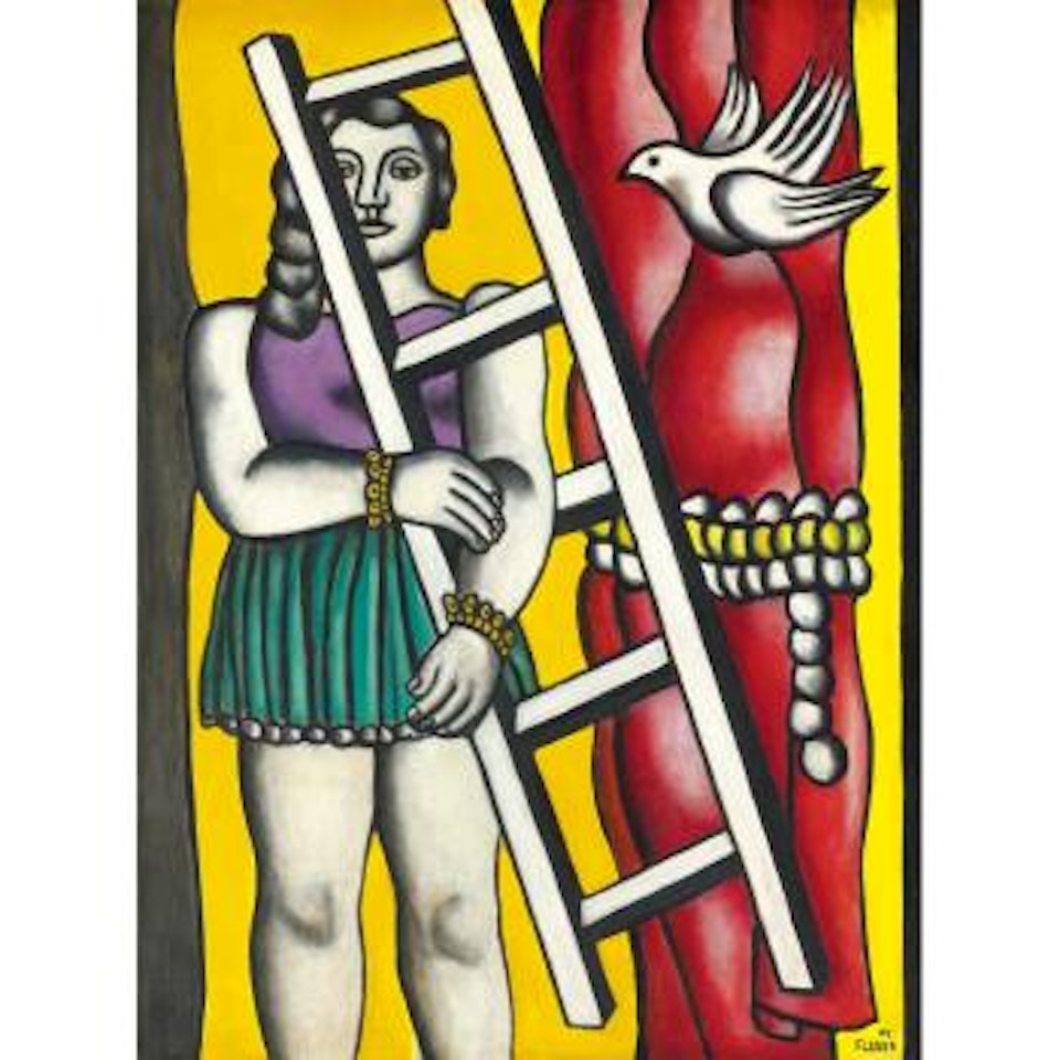 La Jeune Fille à L'échelle by Fernand Leger