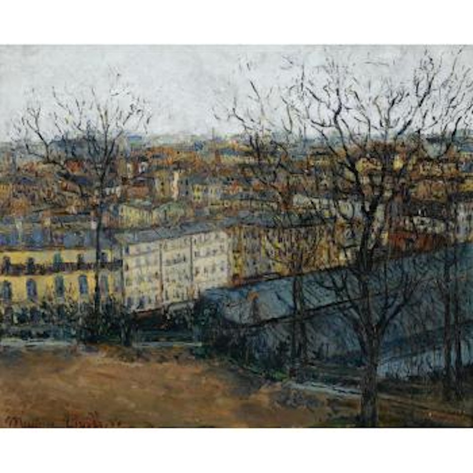Paris Vue Du Square Saint-Pierre by Maurice Utrillo