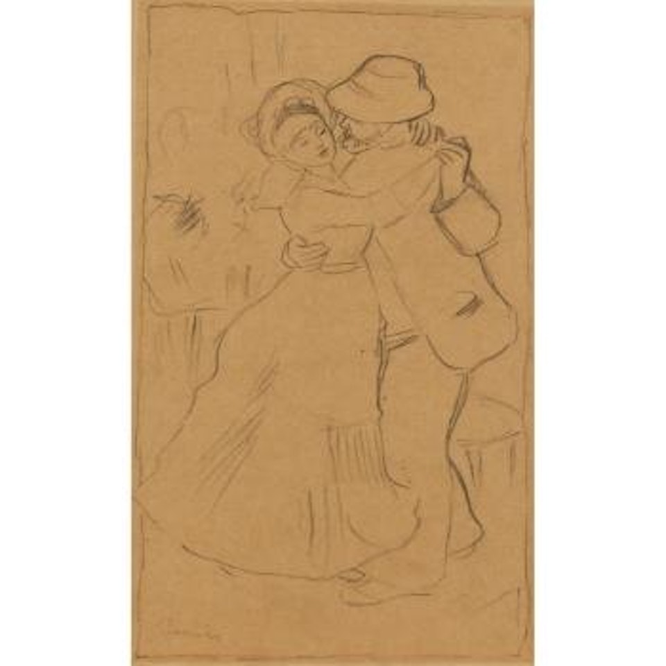La Danse à Bougival (Étude) by Pierre-Auguste Renoir