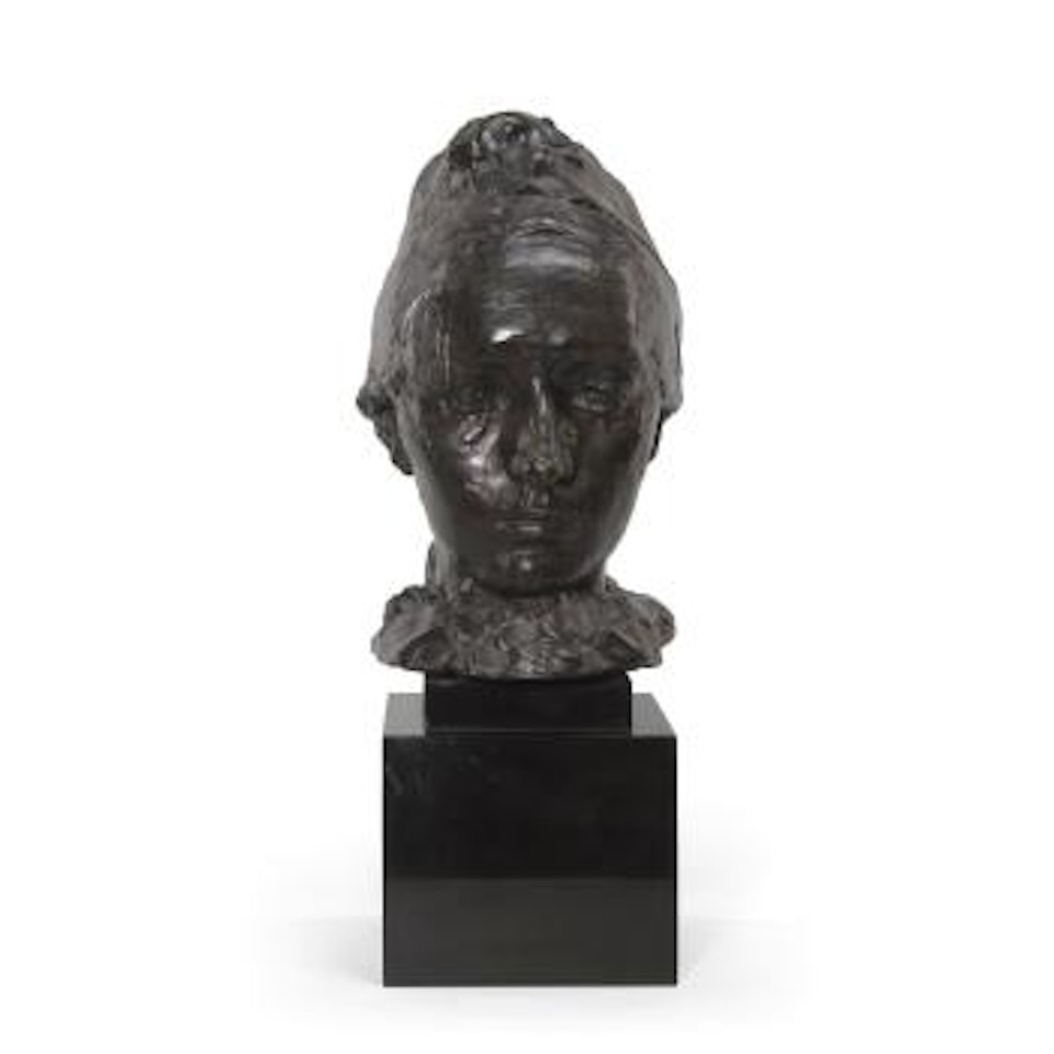 Tête De Camille Claudel Au Bonnet by Auguste Rodin