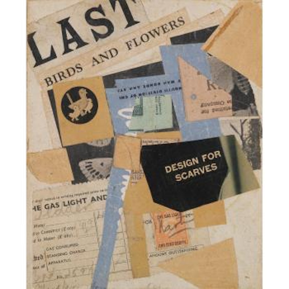C 50 Letzte Vögel Und Blumen (C 50 Last Birds And Flowers) by Kurt Schwitters