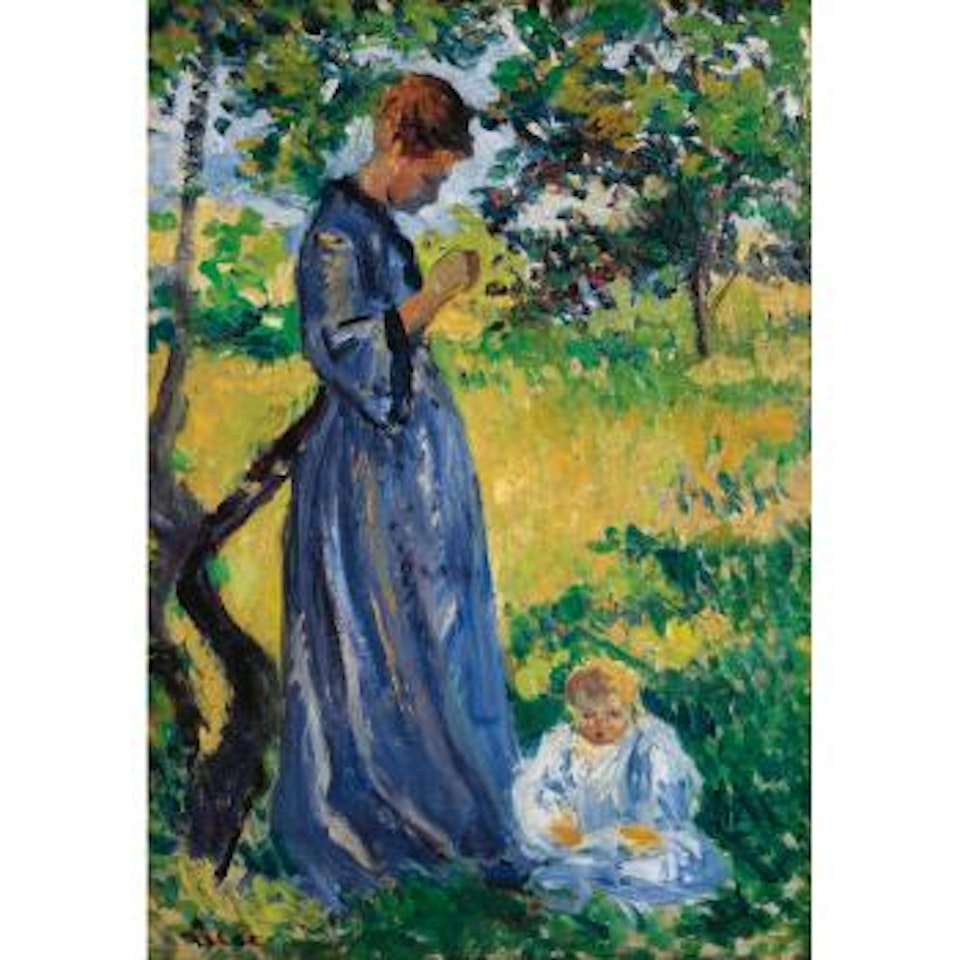 Poissy, Madame Dillon by Maximilien Luce