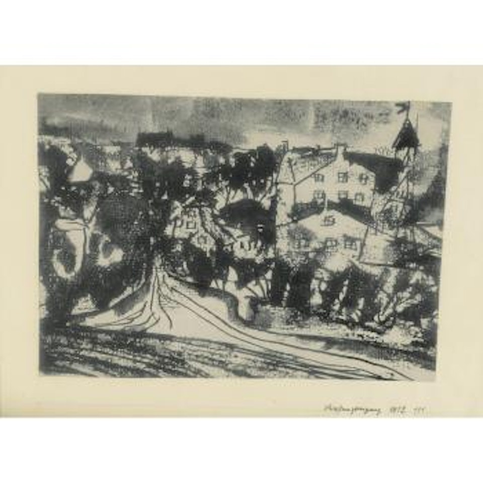 Strassenverzweigung (Bei Aufgeweichtem Boden) Street Junction (With Damp Ground) by Paul Klee