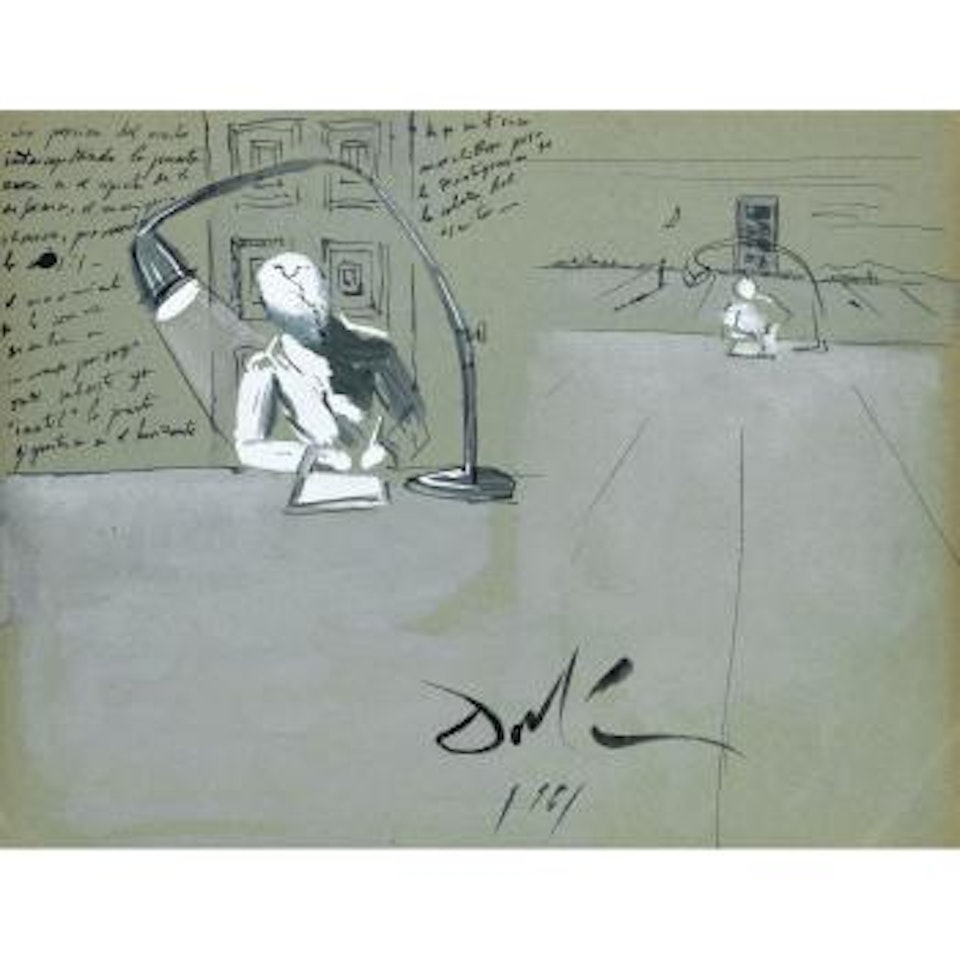 L´Écrivain by Salvador Dali
