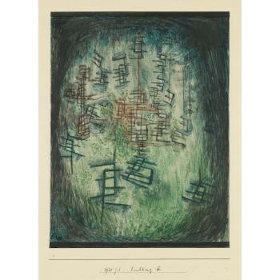 Lichtung E (Clearing E) by Paul Klee