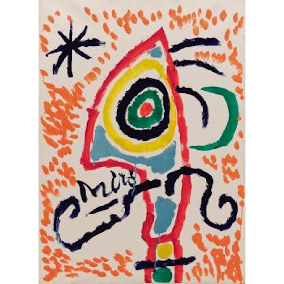 Personnage Dans La Nuit by Joan Miró