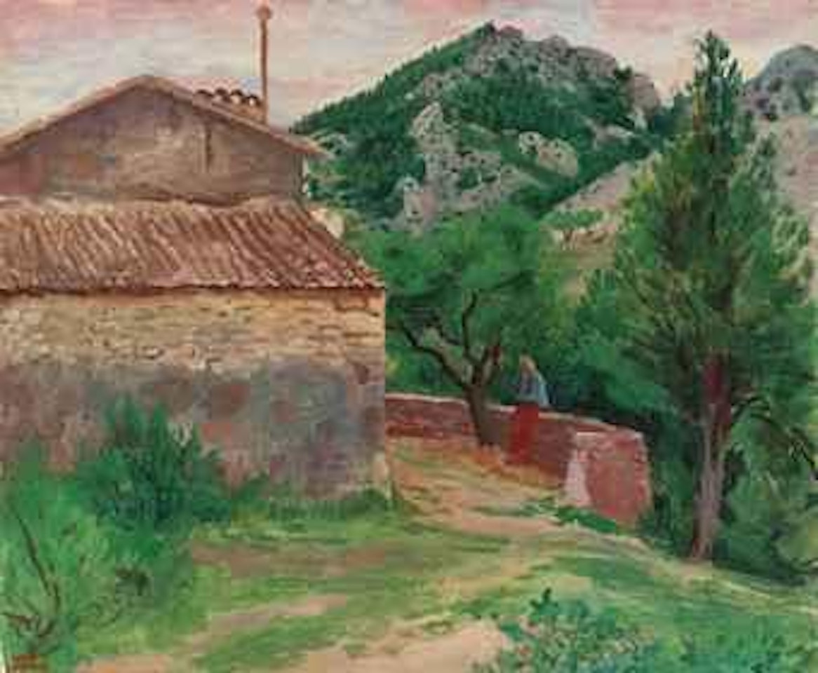 Le Mas de Galeron en Provence by Augustus Edwin John