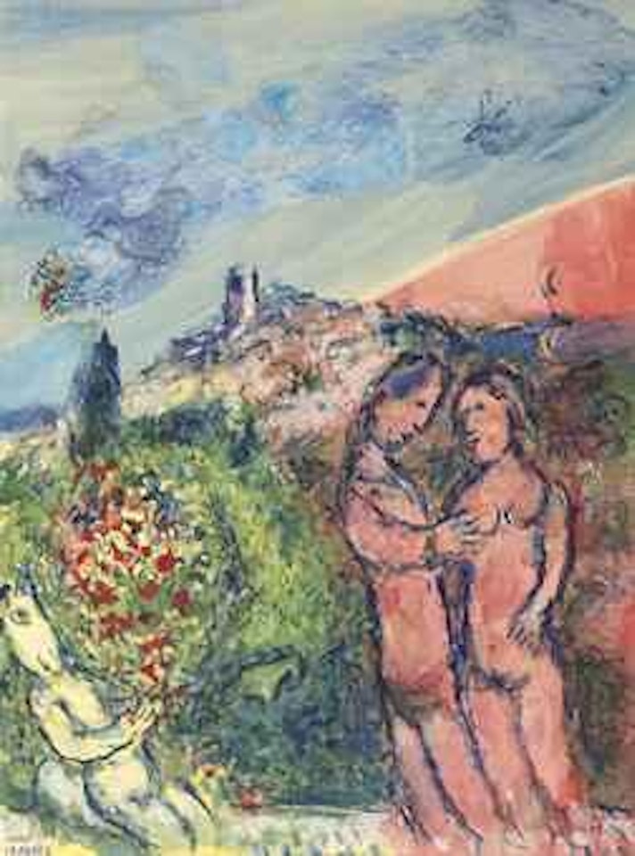 Les amoureux by Marc Chagall