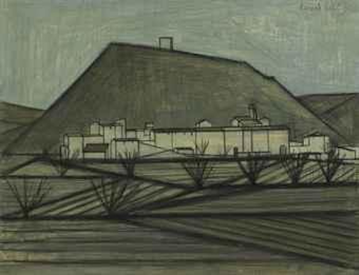 Paysage du Vaucluse, Saint-Pacômbe by Bernard Buffet