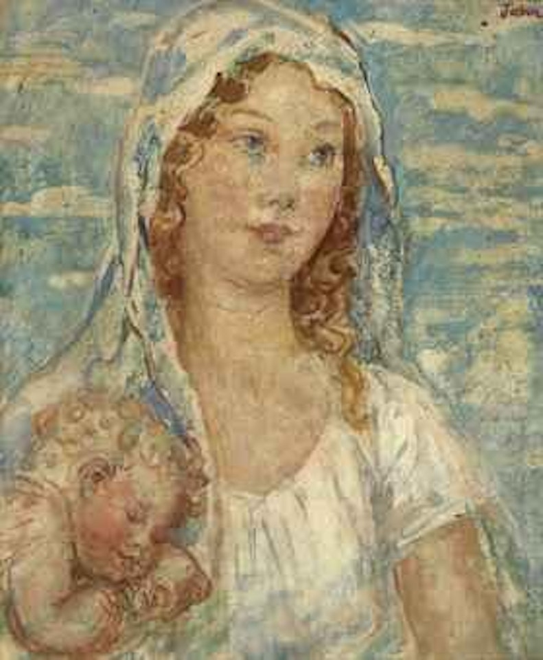 Portrait of Grace as a Madonna by Augustus Edwin John