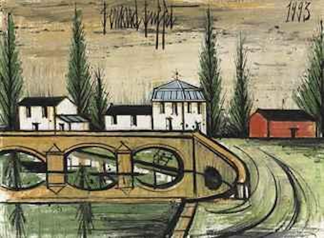 Maison près de la rivère by Bernard Buffet