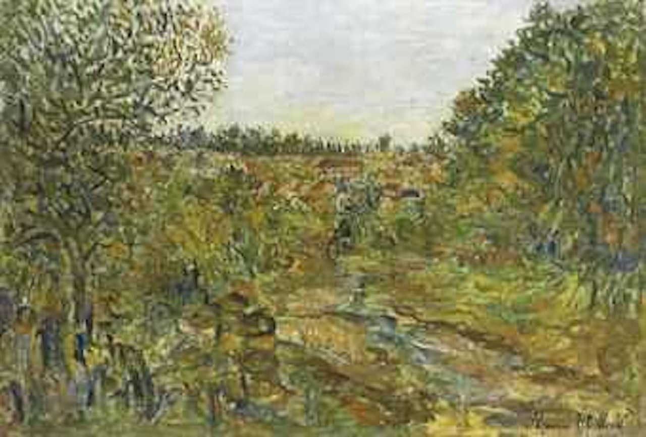 Paysage à Montmagny by Maurice Utrillo