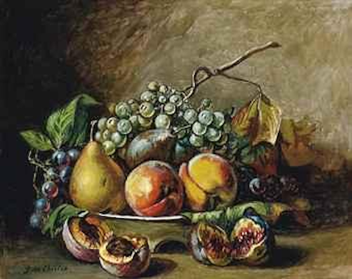 Frutta in un vaso by Giorgio de Chirico