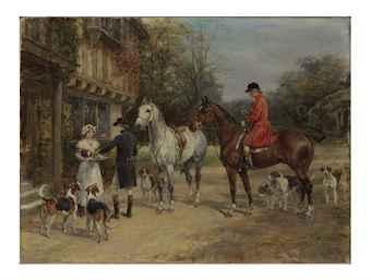 A respite by Heywood Hardy