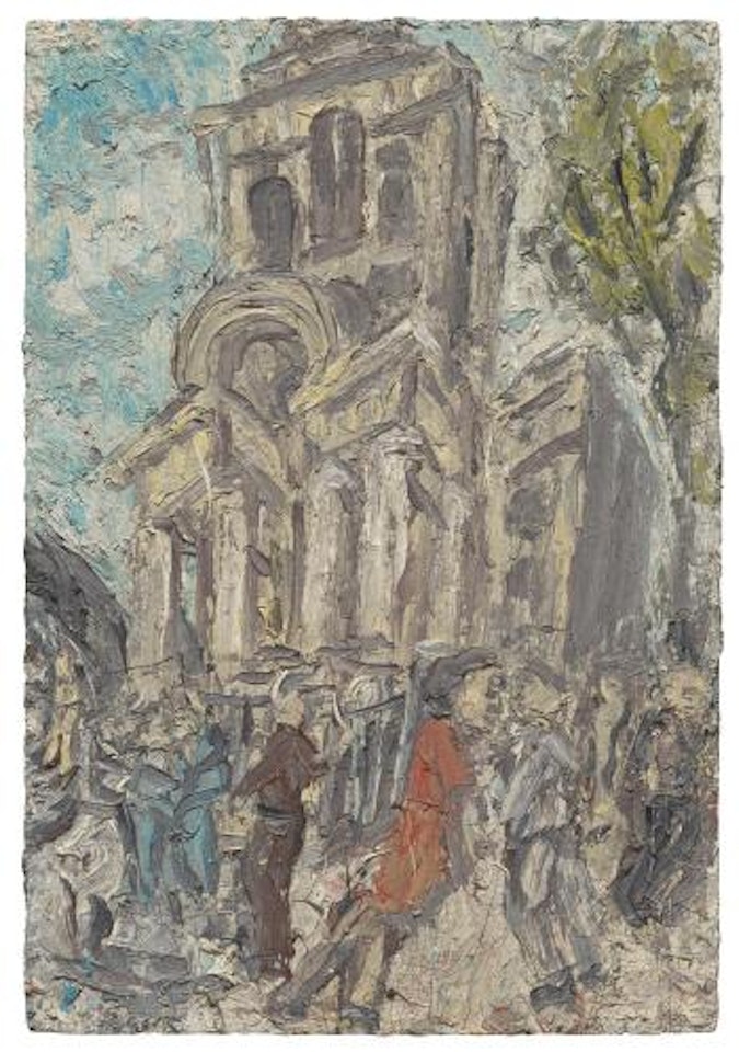 Christchurch No. 1, August 1991 by Leon Kossoff