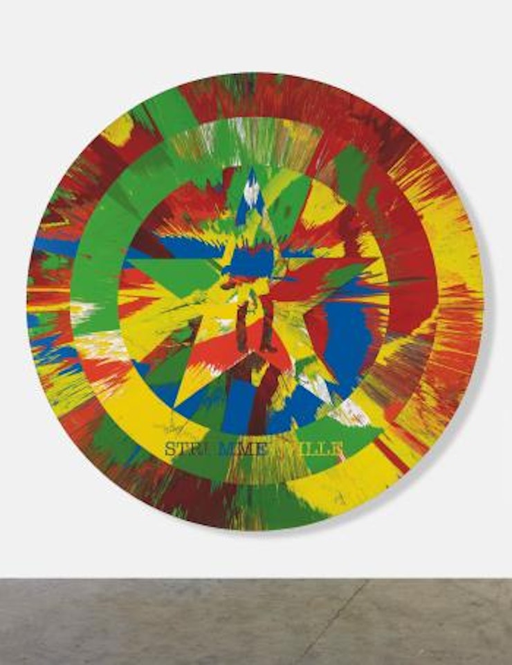 Beautiful Strummerville Spin, The Future Is Unwritten Painting by Damien Hirst