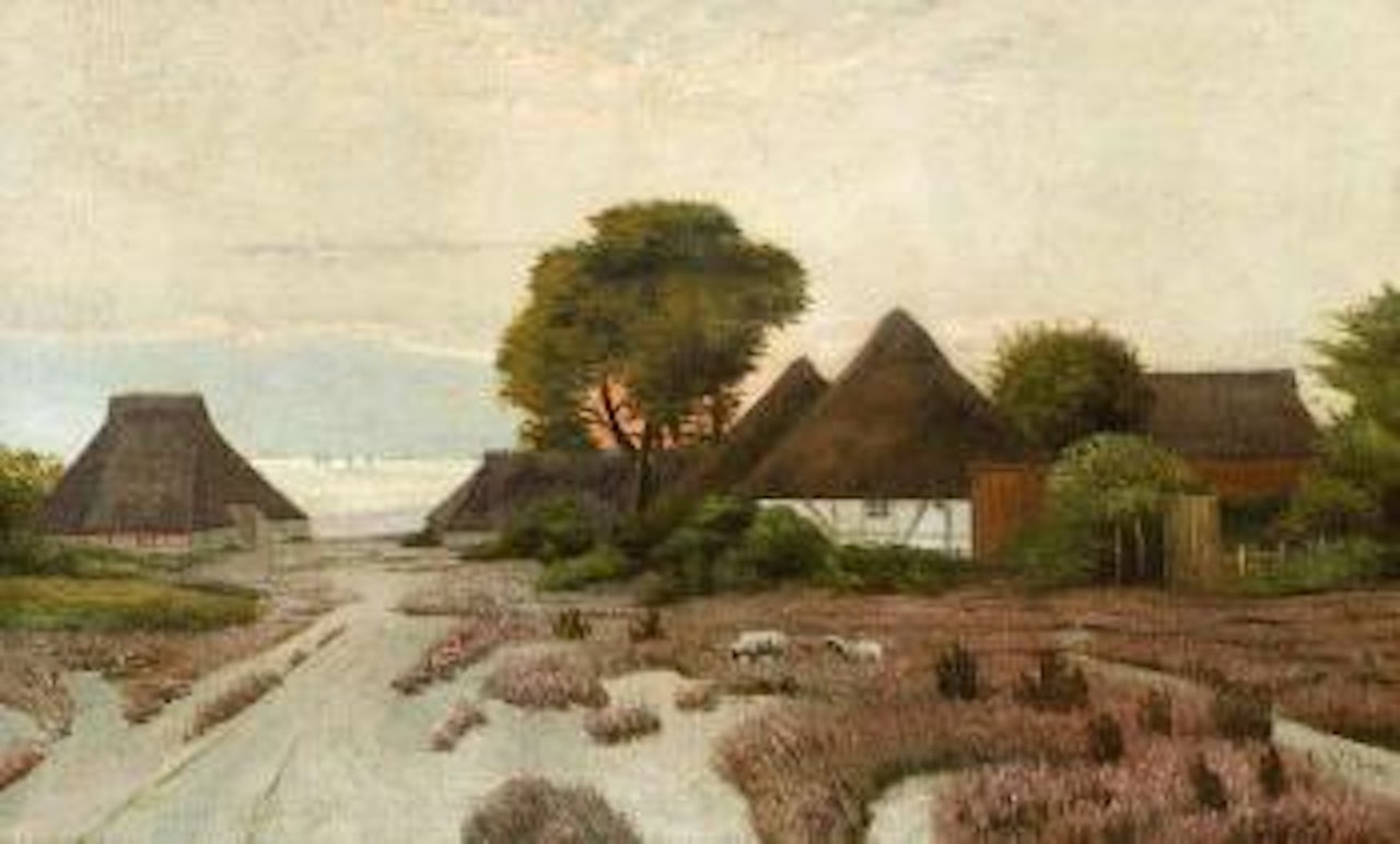 Küstendorf bei Arenshoop by Walter Moras