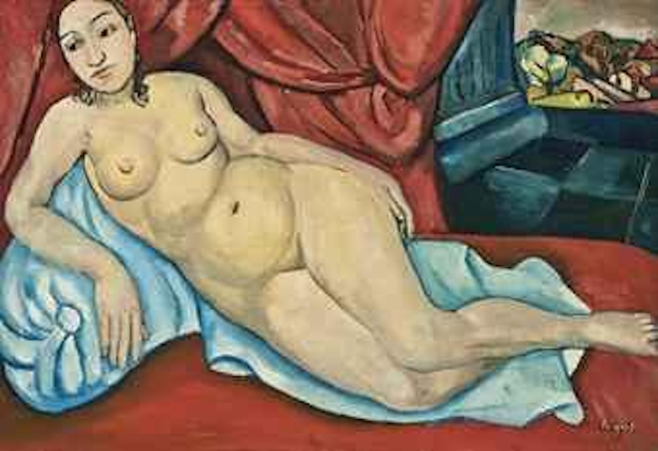 Femme nue couchée by Celso Lagar