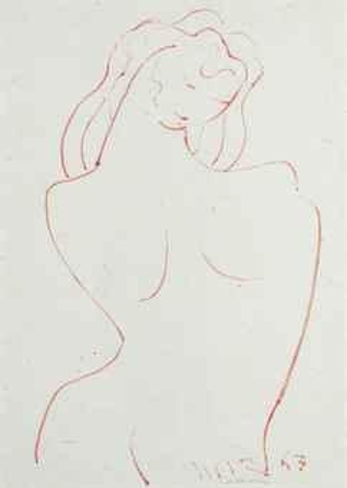 Red Nude by Man Ray