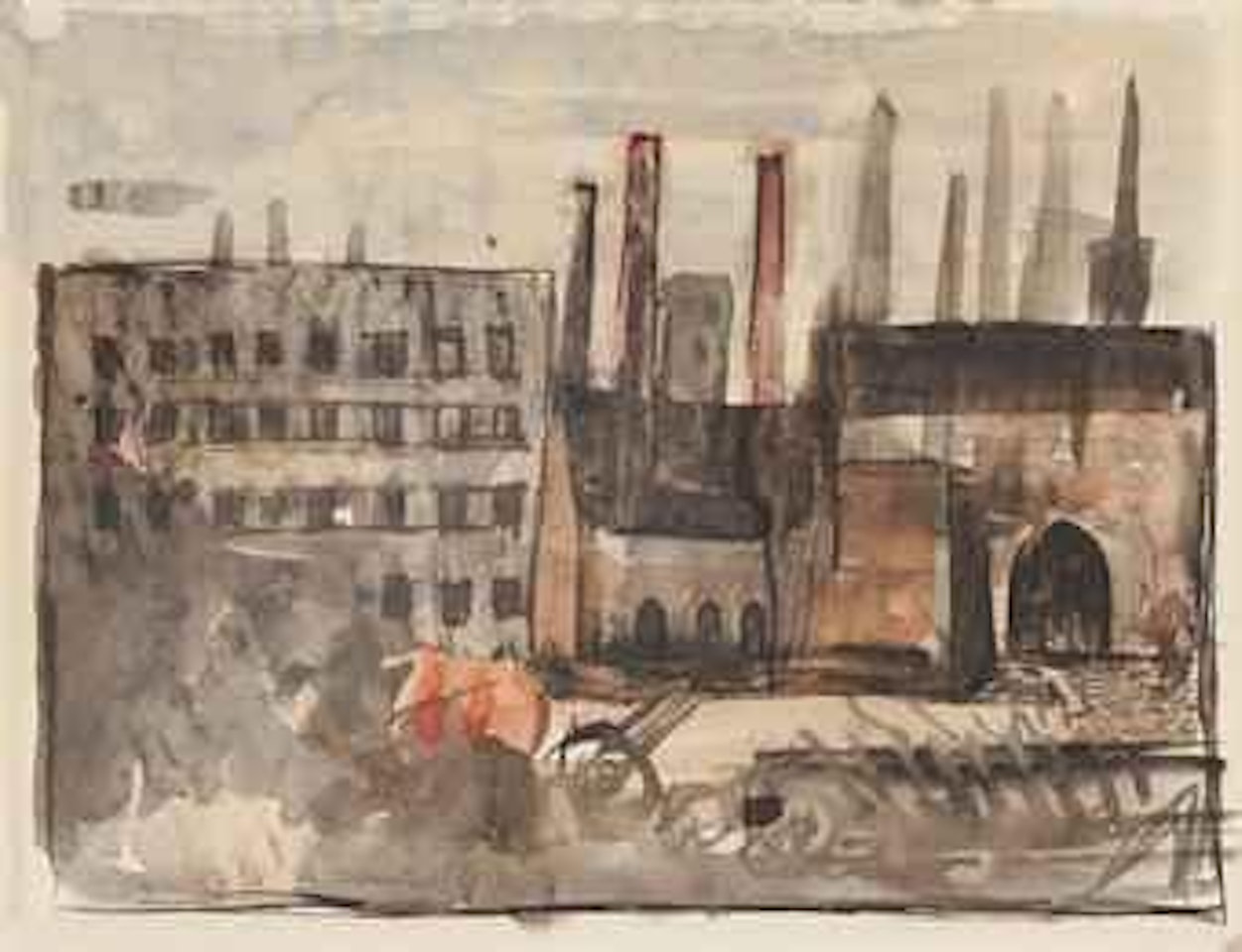 Paesaggio industriale by Marino Marini