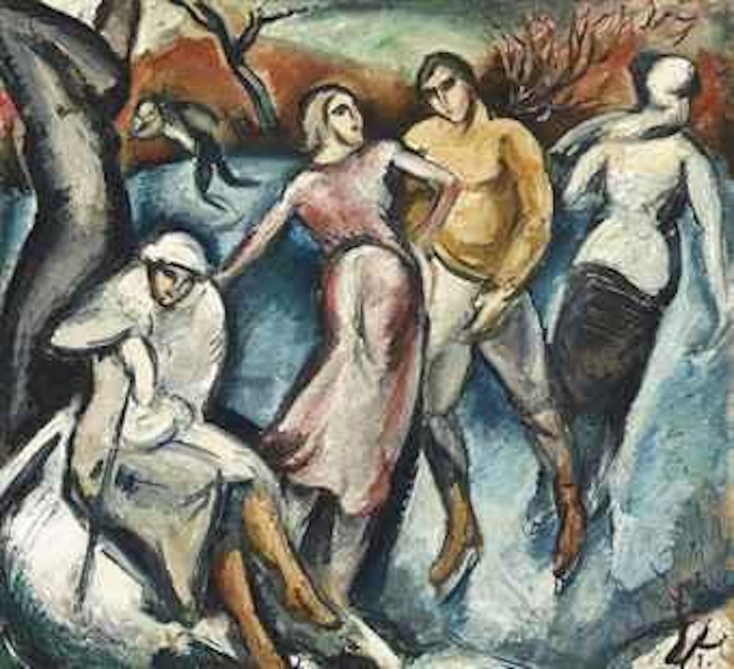 Les patineurs by Othon Friesz
