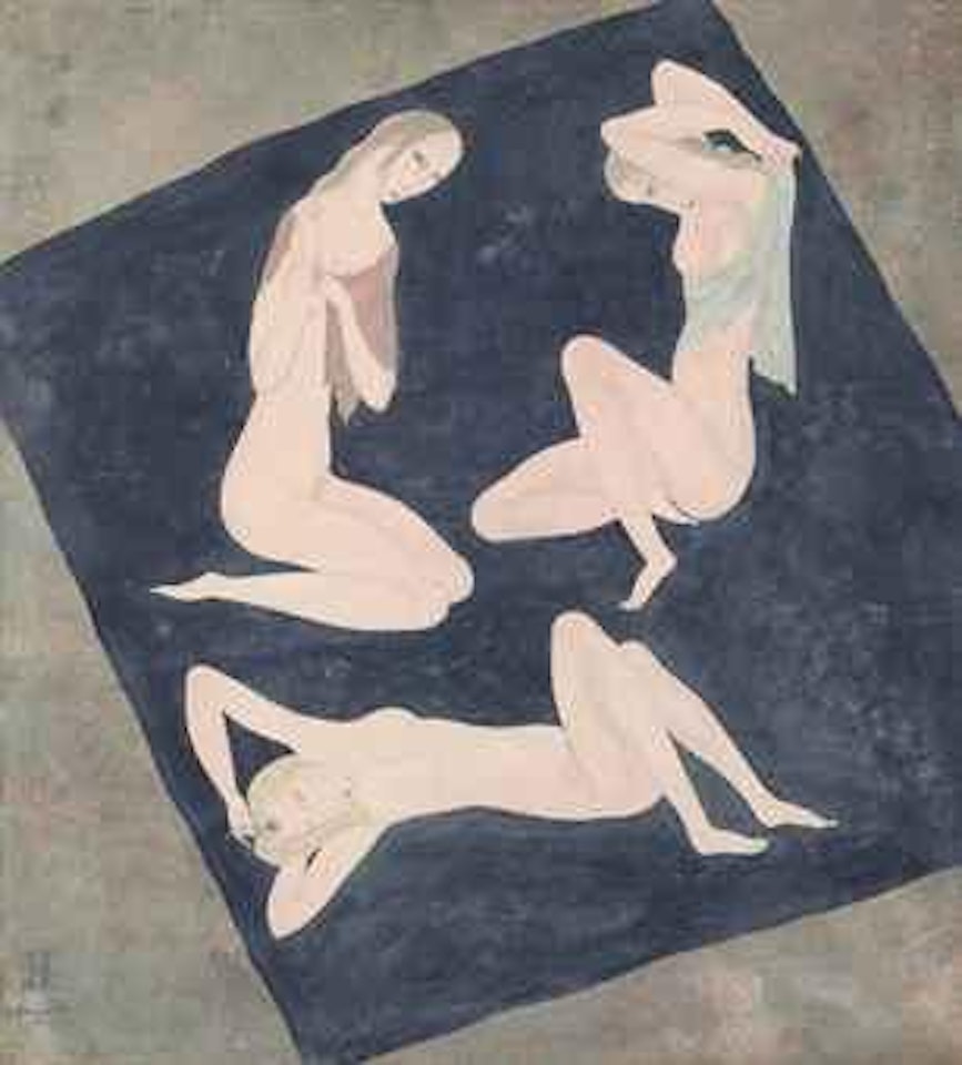 Trois nus feminins by Leonard Tsuguharu Foujita