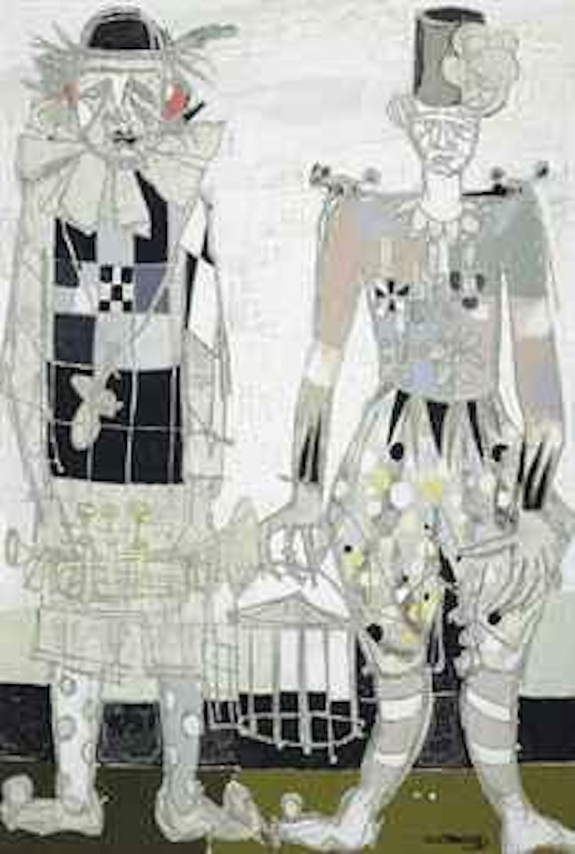 Les deux clowns by Claude Venard